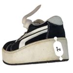 90’s COASTERS Platform skater sneakers Grunge Skater Size 5.5 Y2K Black Photo 7