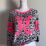 Juicy Couture Metallic Snow Leopard Sweater Photo 1
