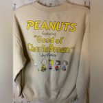Desert Dreamer Peanuts Cotton Blend Sweatshirt Size small Cream colored White Photo 4