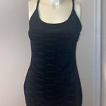 SKIMS  Black Logo Velour Dress Mini Photo 1