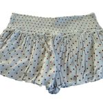 Free People Gobi Pleated Skort in Cornflower Blue Combo Polka Dot Size Large Photo 10