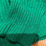 Sage&vicky green nick lace up sweater size S Photo 2