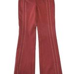 Anthropologie NEW  Essential Trouser Pant Red White Photo 0