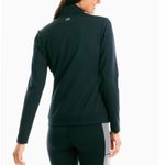 Southern Tide New  Black Josette Mixed Media Full Zip Athletic Jacket Size Large Photo 5