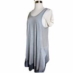 Marc Jacobs  Bergdorf Goodman Sheath Dress Short Sleeves Silk Gray Layered 6 NWOT Photo 4
