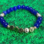 Auburn Tigers Beaded Game Day Bracelet Stack Blue & Orange Team War Dam Eagle Photo 8