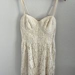 Abercrombie & Fitch Lace Cream Mini Dress Underwired Lined Medium Photo 0