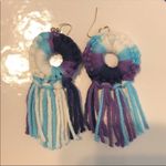 Crochet Boho Fringe Earrings (Handmade) Photo 1