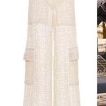 Agua Bendita Maca Pants in Beige Small New Womens Crochet Cover up Photo 15