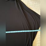 Eileen Fisher  Black Boat Neck Rayon‎ Blend Dolman Sleeve Top Blouse. Size large Photo 4