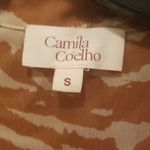 Camila Coelho ππ Myla Shirtdress Coverup ~ Brown Zebra Small Photo 12