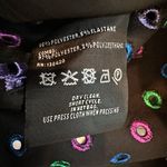 Carlisle  Chic Contemporary Black Art To Wear Full Zip Jacket Size 10 Medium Photo 6