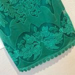 Eliza J Malta Textured Floral Lined Scoop Neck Dress Green SIZE 8P Photo 2