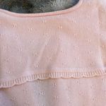 Japanese Kawaii Pastel Pink Knitted Sailor Collar Ruffle Sweater Cardigan Top Photo 6