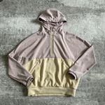prAna  Shea Hot Spell Anorak Women XS Jacket Pink Tan 1/2 Zip Pullover Sweatshirt Photo 0