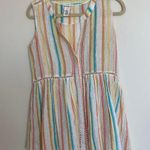 Nordstrom Rainbow Stripe Peplum Tank Photo 0