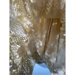 Free People Butter Yellow Elton Mini Dress Crochet Size XL Photo 5