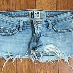 Hollister | Distressed Low Rise Washed Jean Shorts Size 0 Photo 0