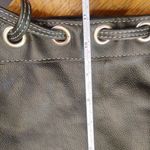 Harley Davidson Black Leather Genuine Bucket Bag Drawstring Shoulder Suede Strap Photo 1