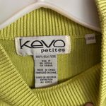 Kevo Womens 100% Silk Long Sleeve Green Sweater PS Office Career Size undefined Photo 3