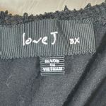 Love j Plus Size  Lace Black Batwing Blouse Size 3X EUC #4317 Photo 4