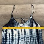 Anthropologie Cloth & Stone Tie Dye Midi Dress Navy White Photo 8