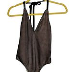 Dress the Population NWT  x Cosmopolitan Brigette Black Nude Fishnet Bodysuit XS Photo 2