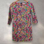 Lilly Pulitzer Dress Womens Size 4 Booty Caw Shauna Above Knee 3/4 Sleeve Shift Photo 1