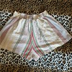 Becca  High Waist Striped Shorts - Multicolor Photo 3