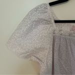 Vintage Sears nightgown midi women's Large floral cotton blend house dress Photo 2