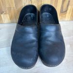 Dansko Black Matte Leather Professional Clog 40 Photo 1