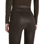 frame denim FRAME JetSet Crop Mini Boot Noir Black Coated High Rise Pants Size 1 (25-29) Photo 1