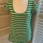 Old Navy ||  Maternity green/white striped top Photo 0