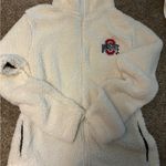 Fuzzy Ohio State Zip up Red Photo 0