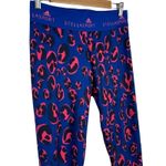 Adidas x Stella McCartney smiley face Graphic Tights 7/8 Leggins Blue Orange L Size L Photo 7