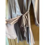 Lucy Paris NWOT Adonia Satin Wrap Dress in Lavender Women’s size Small Photo 11