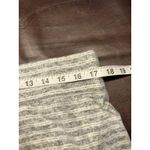 Lou & grey  Grey Stripe Midi Skirt‎ Size XL New $78 Soft Knit Lounge Casual Soft Photo 9