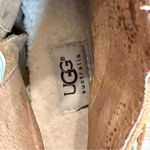 UGG Volta Ankle Boot Brown Suede Western Booties Buckles Block Heel Size 7 Photo 9