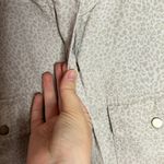 Rails Collins Linen Blend Utility Jacket White Mini Cheetah print size S Photo 5