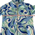 Hill House The Allie Zip Up Ocean Kaleidoscope Sweatshirt NWT Women’s Size Small Blue Photo 5