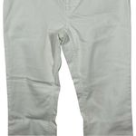 Doncaster White Straight-Leg Designer Jeans Size 8 Luxury Cotton Blend Photo 3