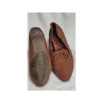Birdies Womens  The Starling Cognac Woven Smoking Slipper Flat size 8.5 Fisherman Photo 4