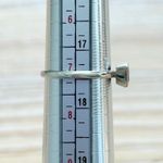 Sterling Silver 925 Triangle Black Onyx Ring Minimalist Dainty Stacking Band 7 Photo 4