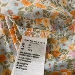 American Eagle  Resort Shirt Floral Color Block Oversized Breathable Cap Size XS Photo 9