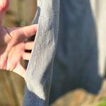 Madewell  Linen - Cotton Button Back Mini Shift Dress S Photo 6