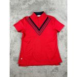 NWOT Greg Norman Women's Size‎ L Golf Brave Zip Polo Red Outdoor Sports Hiking Size L Photo 1