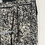 Club Monaco  Joggers Pants Abstract Pattern 100% Silk  Womens 6 Black Photo 8