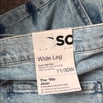SO  Super High Rise Wide Leg ‘90s Jeans SIZE 11/30W Photo 3