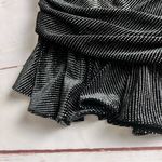 ZARA  Women’s Asymmetrical Mini Skirt with Ruching Sz M Photo 11