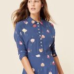 Christy Dawn  burgundy floral rare midi dress NEW Photo 3